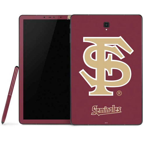 Florida State FSU Seminoles Initials Samsung Galaxy Tab Skin