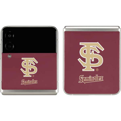 Florida State FSU Seminoles Initials Galaxy Z Flip3 5G Skin