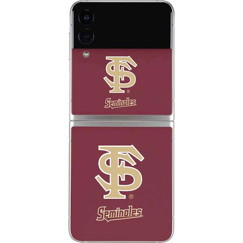 Florida State FSU Seminoles Initials Galaxy Z Flip3 5G Skin