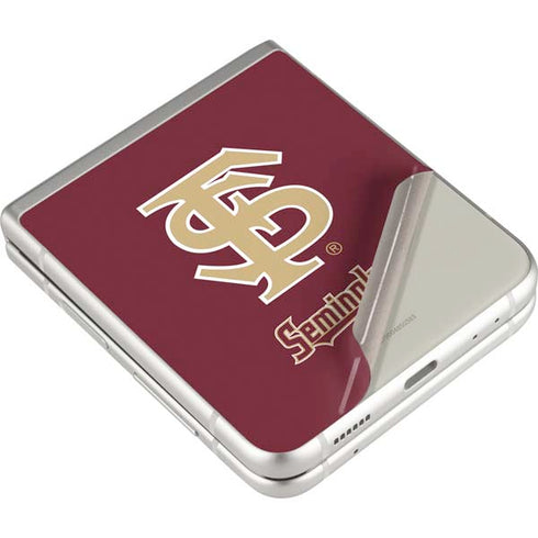 Florida State FSU Seminoles Initials Galaxy Z Flip3 5G Skin