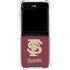 Florida State FSU Seminoles Initials Galaxy Z Flip5 5G Clear Case