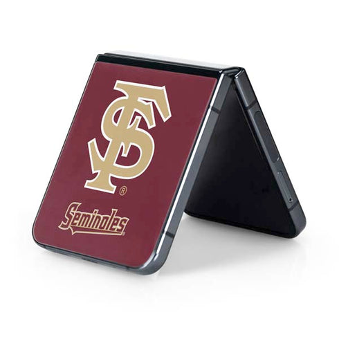 Florida State FSU Seminoles Initials Galaxy Z Flip5 5G Skin