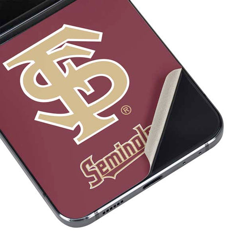 Florida State FSU Seminoles Initials Galaxy Z Flip5 5G Skin