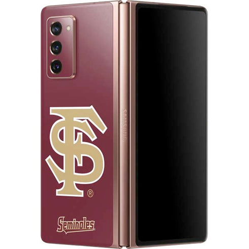 Florida State FSU Seminoles Initials Galaxy Z Fold2 5G Skin