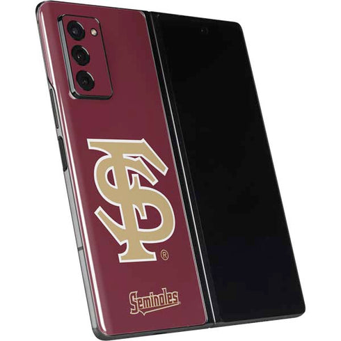 Florida State FSU Seminoles Initials Galaxy Z Fold2 5G Skin