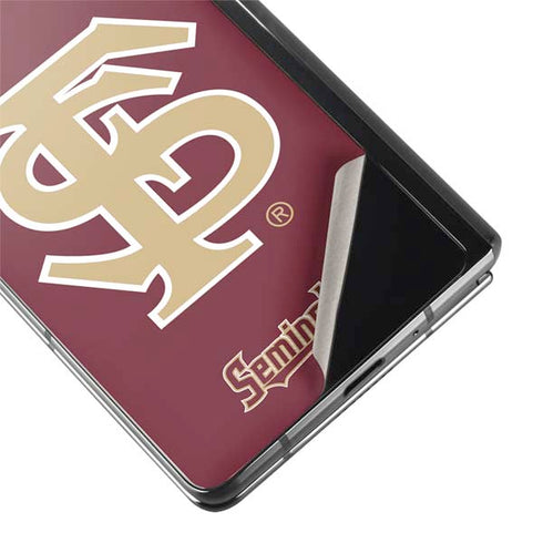 Florida State FSU Seminoles Initials Galaxy Z Fold2 5G Skin