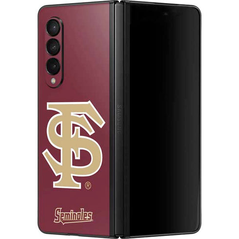 Florida State FSU Seminoles Initials Galaxy Z Fold3 5G Skin