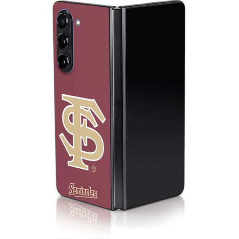 Florida State FSU Seminoles Initials Galaxy Z Fold5 5G Skin