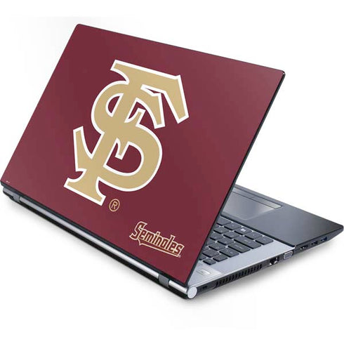 Florida State FSU Seminoles Initials Generic Laptop Skin