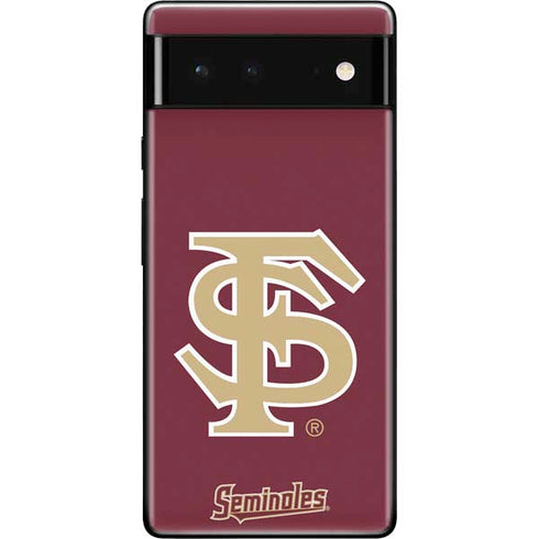 Florida State FSU Seminoles Initials Google Pixel 6 Skin