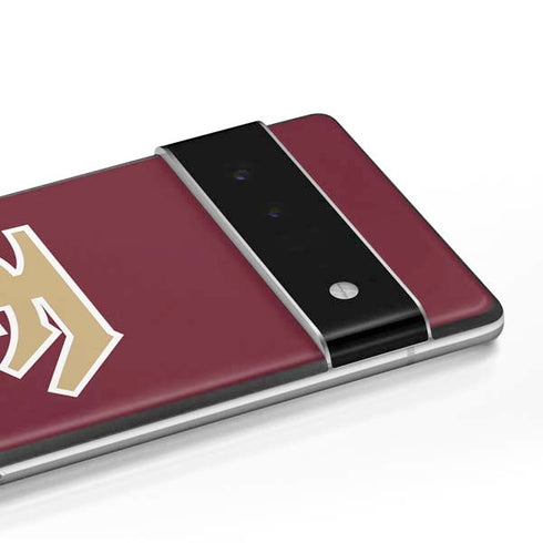 Florida State FSU Seminoles Initials Google Pixel 6 Skin