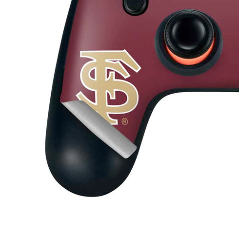 Florida State FSU Seminoles Initials Google Stadia Controller Skin