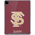 Florida State FSU Seminoles Initials iPad Pro 12.9in (2020) Clear Case
