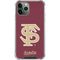 Florida State FSU Seminoles Initials iPhone 11 Pro Max Clear Case