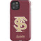 FSU Seminoles Initials iPhone 11 Pro Max Impact Case