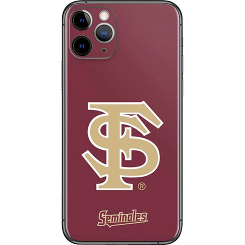 FSU Seminoles Initials iPhone 11 Pro Skin