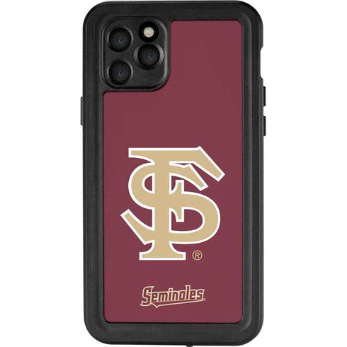FSU Seminoles Initials iPhone 11 Pro Waterproof Case