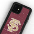Florida State FSU Seminoles Initials iPhone 12 Mini Waterproof Case