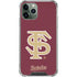 Florida State FSU Seminoles Initials iPhone 12 Pro Clear Case
