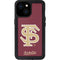 Florida State FSU Seminoles Initials iPhone 13 Mini Waterproof Case