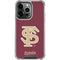 Florida State FSU Seminoles Initials iPhone 13 Pro Clear Case