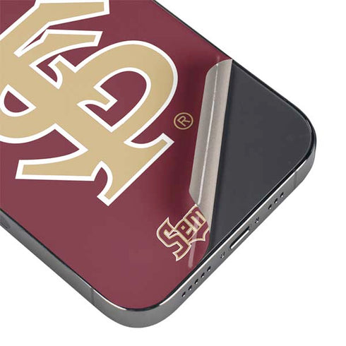 Florida State FSU Seminoles Initials iPhone 13 Pro Skin