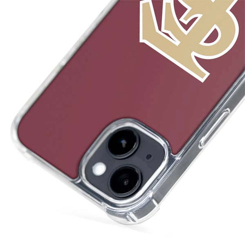 Florida State FSU Seminoles Initials iPhone 15 Plus MagSafe Case
