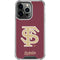 Florida State FSU Seminoles Initials iPhone 15 Pro Clear Case