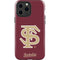 Florida State FSU Seminoles Initials iPhone 15 Pro Max Impact Case