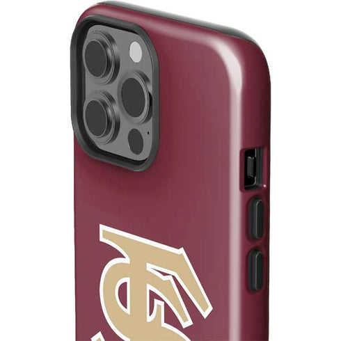Florida State FSU Seminoles Initials iPhone 15 Pro Max Impact Case
