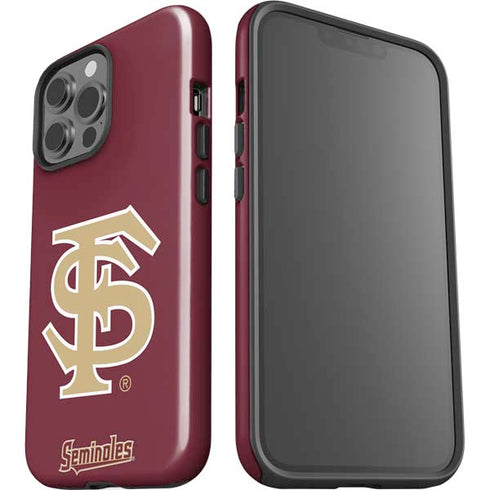 Florida State FSU Seminoles Initials iPhone 15 Pro Max Impact Case