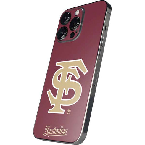 Florida State FSU Seminoles Initials iPhone 14 Pro Max Skin