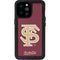 Florida State FSU Seminoles Initials iPhone 14 Pro Max Waterproof Case
