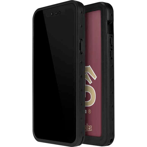 Florida State FSU Seminoles Initials iPhone 14 Pro Max Waterproof Case