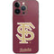 Florida State FSU Seminoles Initials iPhone 15 Pro Skin