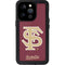 Florida State FSU Seminoles Initials iPhone 14 Pro Waterproof Case