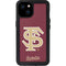 Florida State FSU Seminoles Initials iPhone 15 Plus Waterproof Case