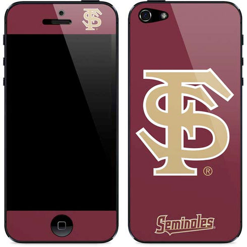FSU Seminoles Initials iPhone 5/5s/5SE Skin