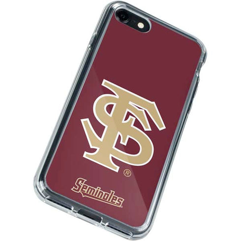 Florida State FSU Seminoles Initials iPhone SE (2nd & 3rd Gen) Clear Case