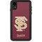 FSU Seminoles Initials iPhone XR Waterproof Case