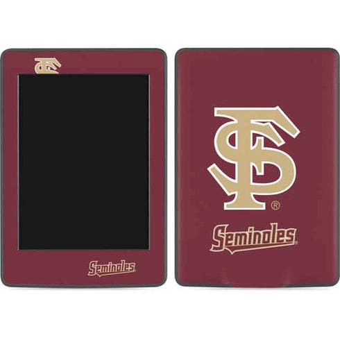 Florida State FSU Seminoles Initials Amazon Kindle Skin