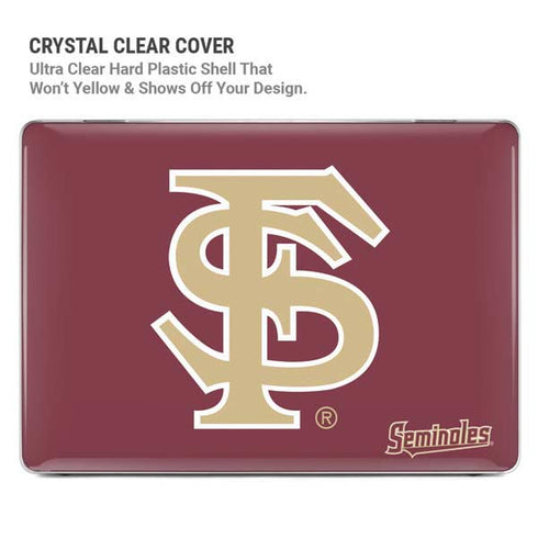 Florida State FSU Seminoles Initials MacBook Air 15in (2023-2025) Case plus Skin