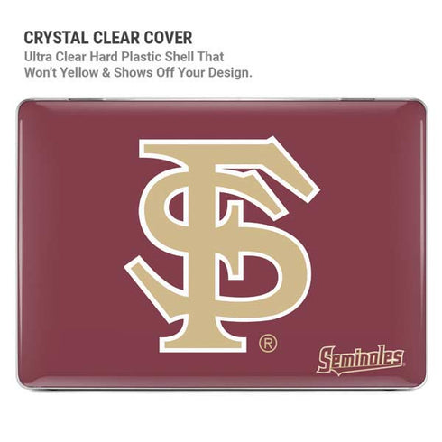 Florida State FSU Seminoles Initials MacBook Pro 13in (2020) Case plus Skin