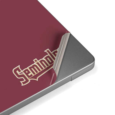 Florida State FSU Seminoles Initials MacBook Pro 14in (2021-24) Skin