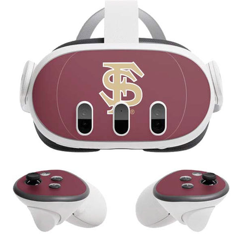 Florida State FSU Seminoles Initials Meta Quest 3 Skin