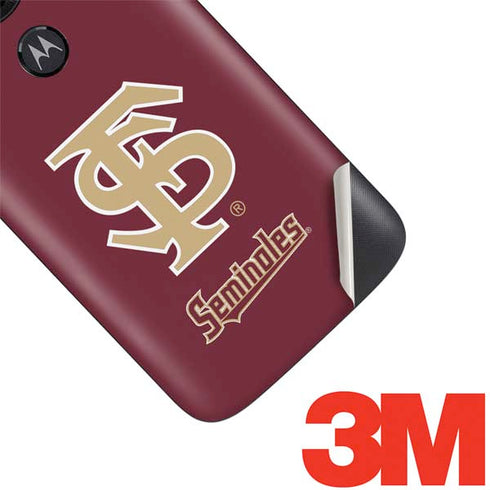 FSU Seminoles Initials Moto E5 Play Skin
