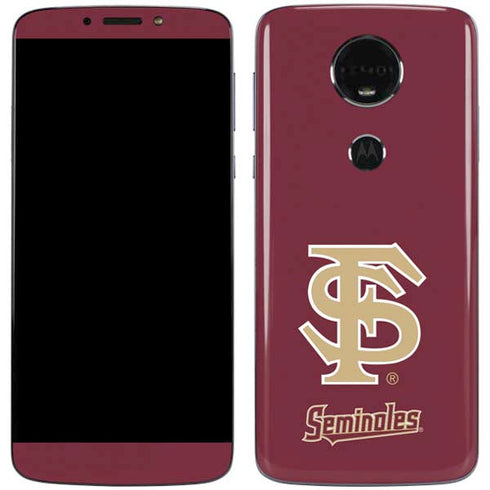 FSU Seminoles Initials Moto E5 Plus Skin