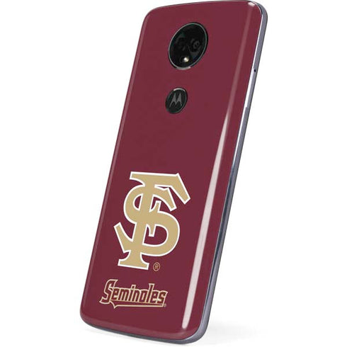 FSU Seminoles Initials Moto E5 Plus Skin