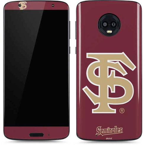 FSU Seminoles Initials Moto G6 Skin