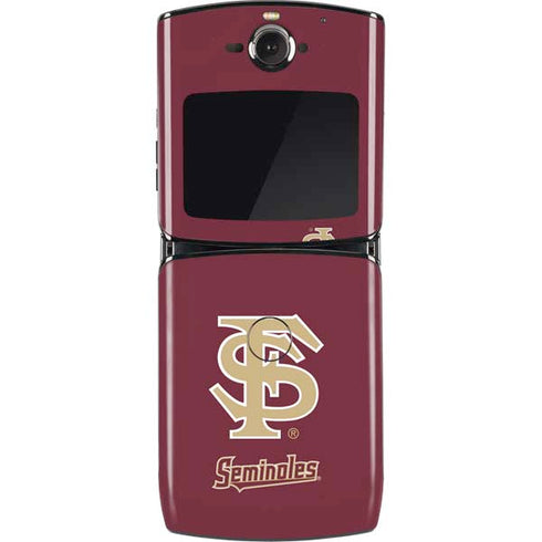 Florida State FSU Seminoles Initials Motorola RAZR Skin